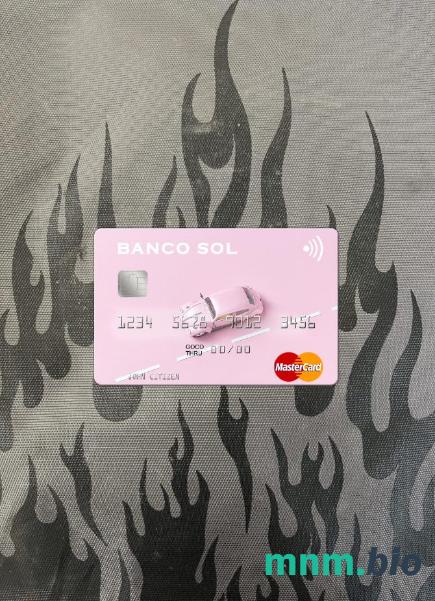 Angola Banco Sol wygląd zdjęcia mastercard skan PSD + zdjęcie
